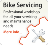 Bike Servicing. Professional workshop for  all your servicing and maintenance needs